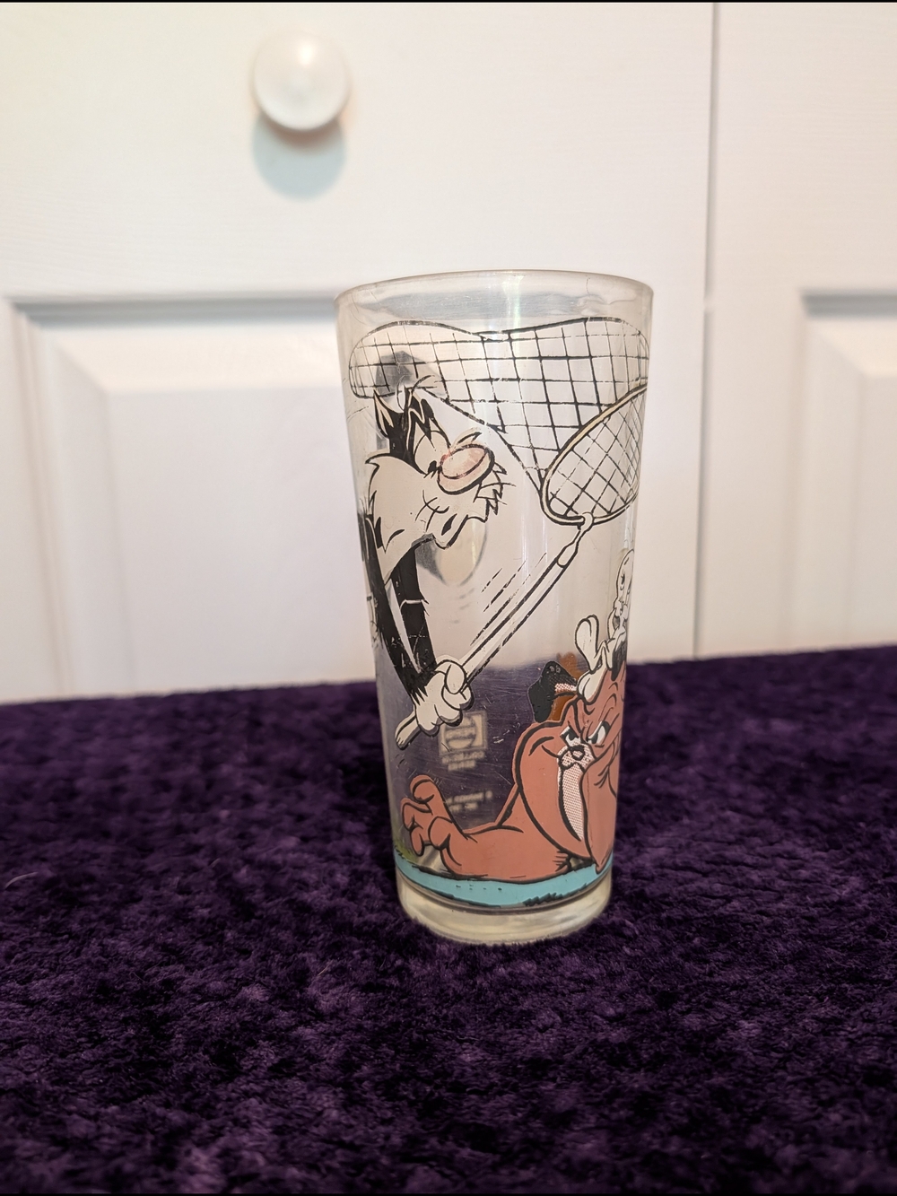 Looney Tunes Character Drinking Glass - 1970s Vintage